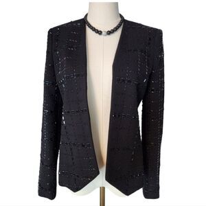 NWT Michael Kors Beaded Black Jacket